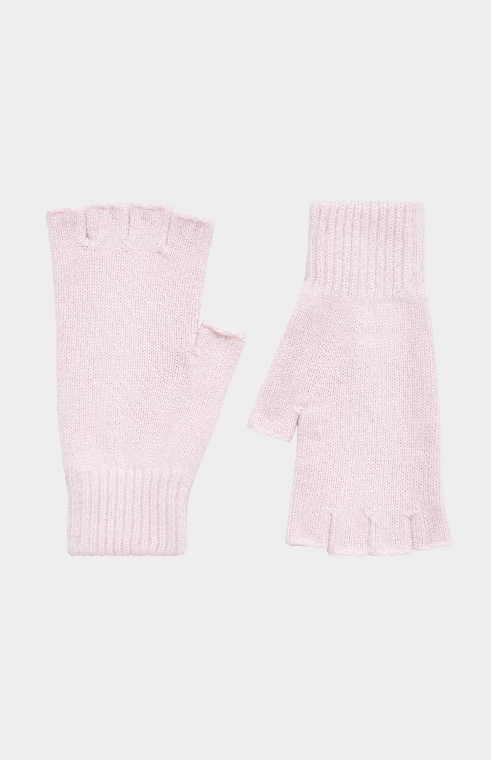 Best Sale Cosy Cashmere Fingerless Glove In Powder Pink Men/Women Conscious Collection