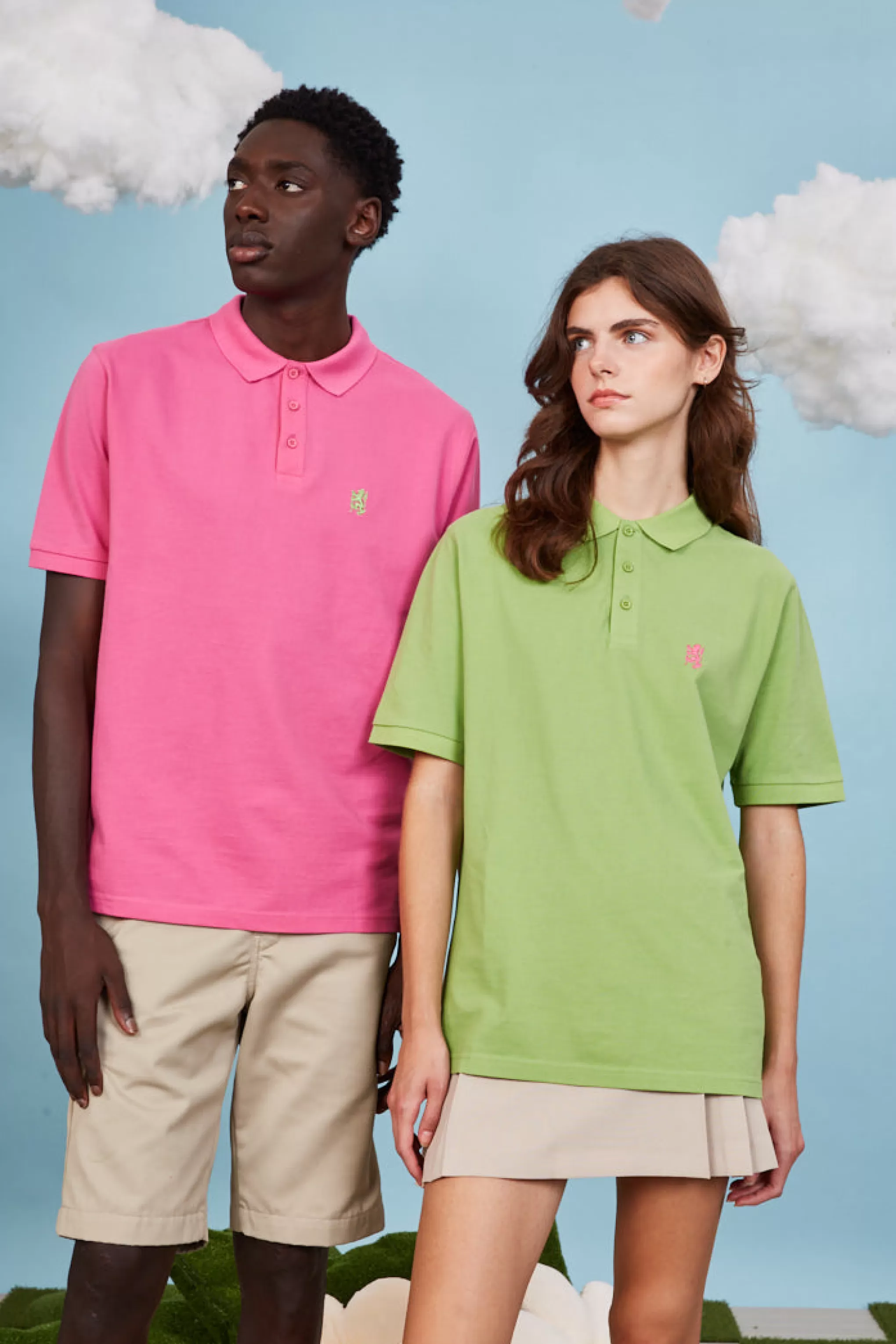 Discount Cotton Heritage Golf Polo Shirt In Heather Pink Men Polo Shirts