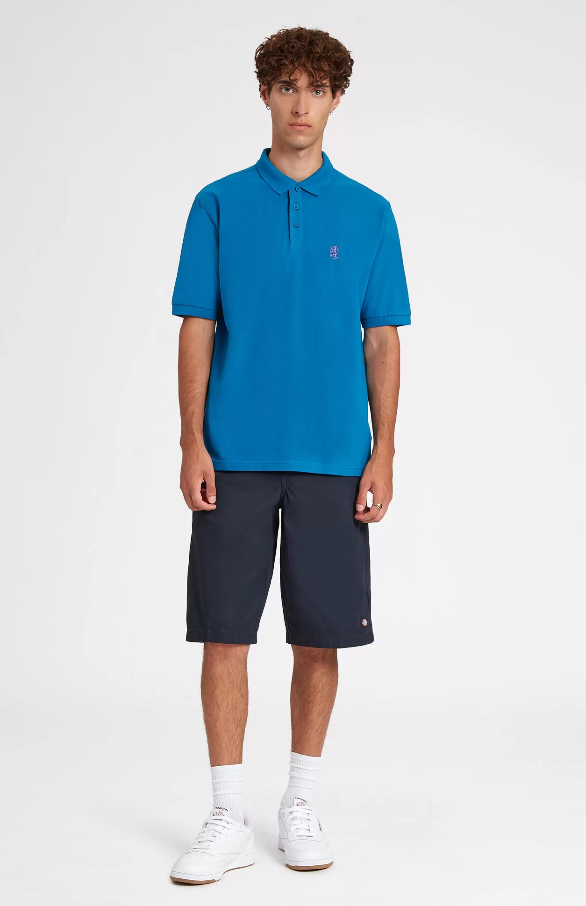 Fashion Cotton Heritage Golf Polo Shirt In Lagoon Men Polo Shirts