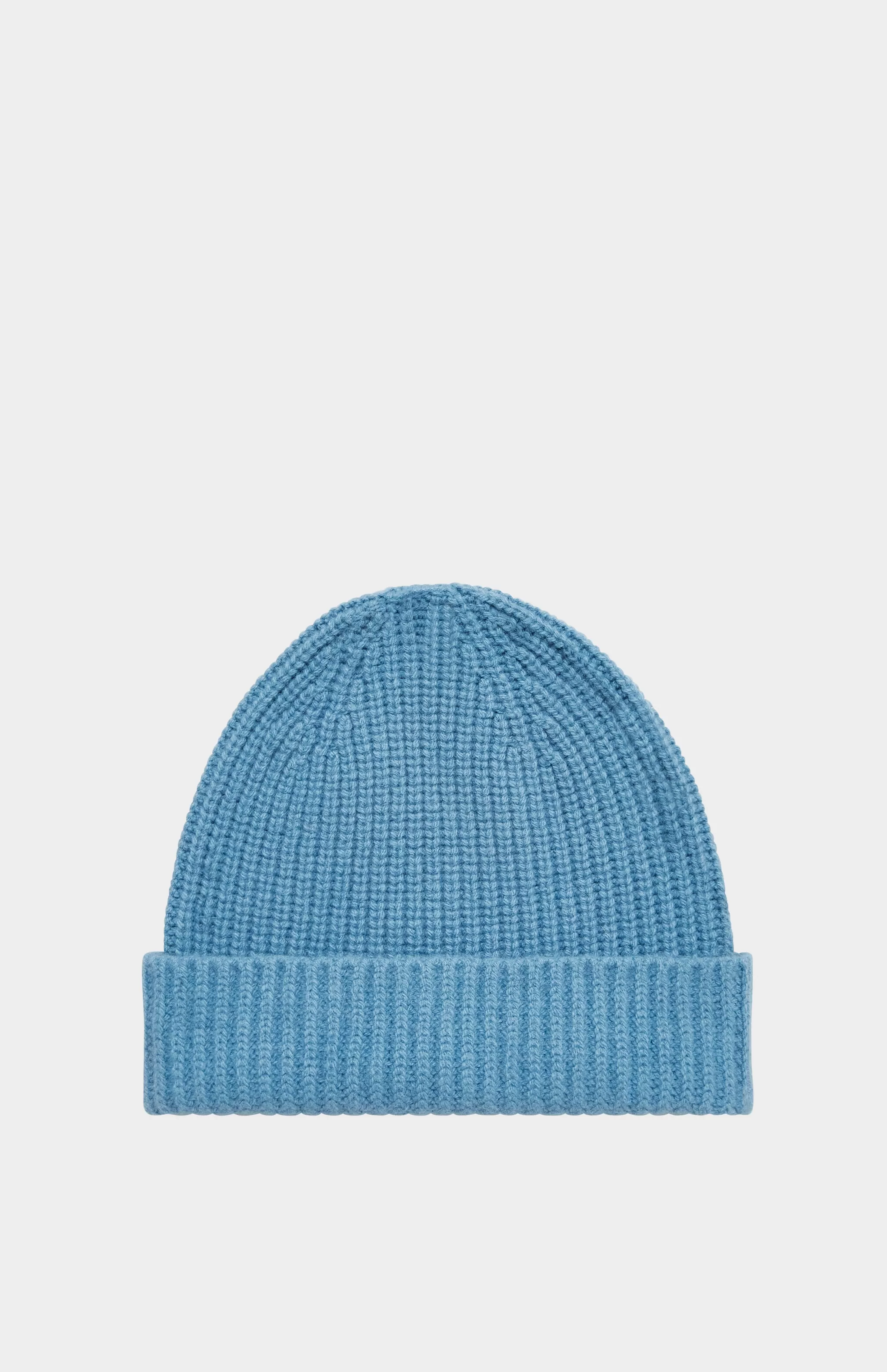 Best Sale Lambswool Beanie In Blue Smoke Men/Women Conscious Collection