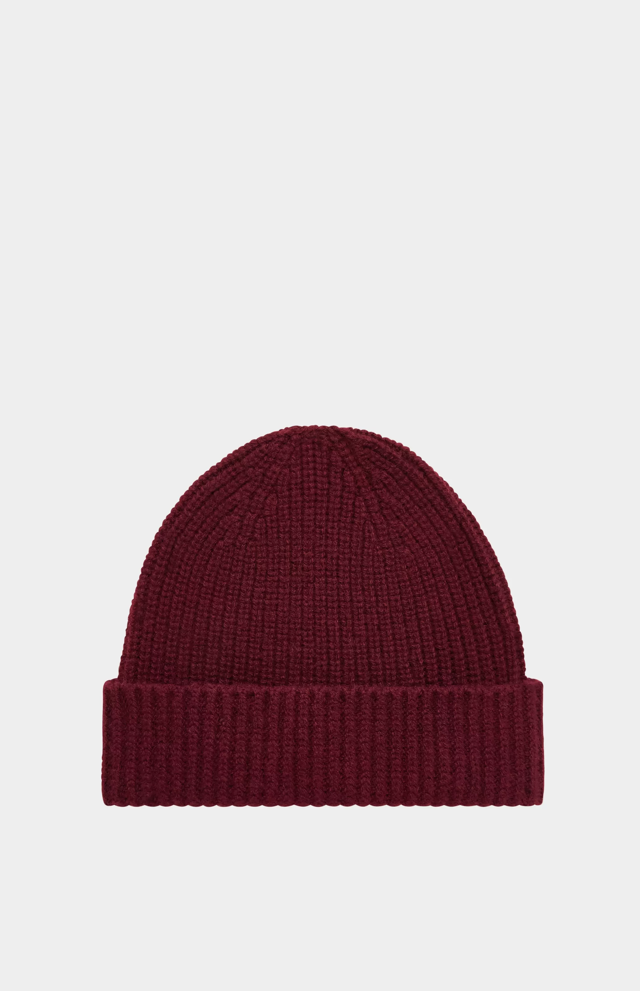 Cheap Lambswool Beanie In Deep Claret Men Conscious Collection
