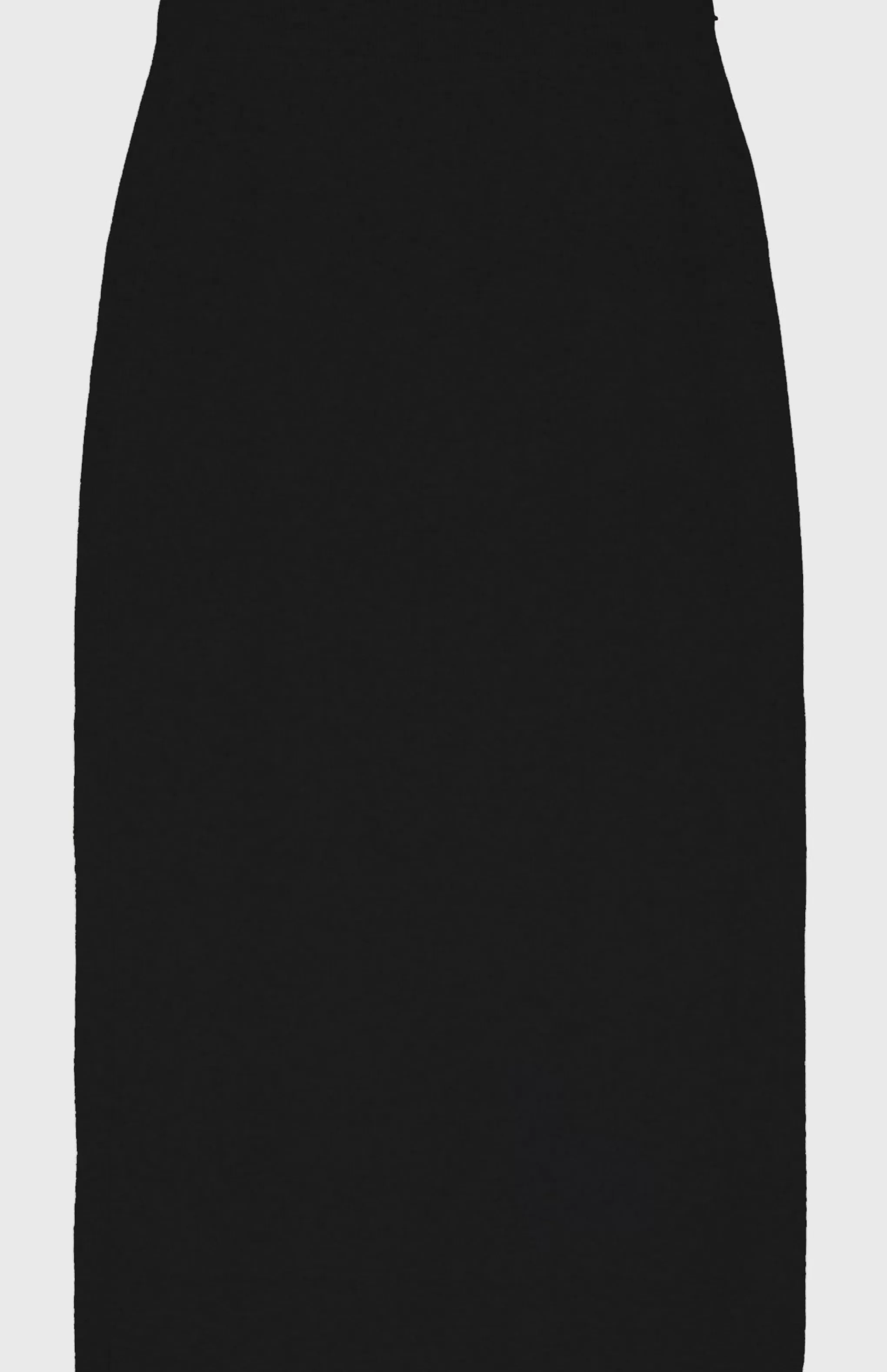 Fashion Long Relaxed Fit Skirt In Black Men/Women Skirts
