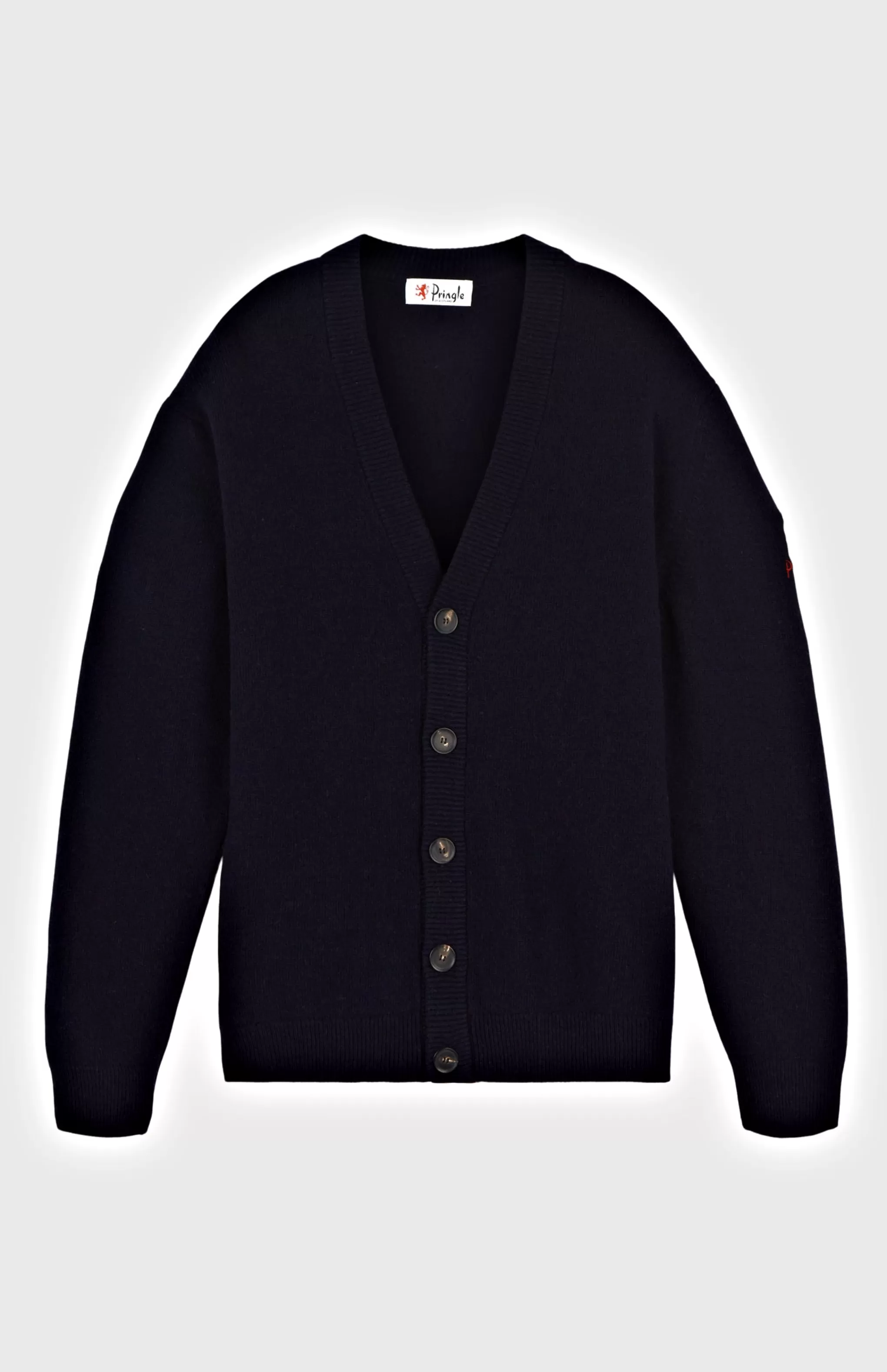 Cheap Women's Archive Lambswool Blend Cardigan In Navy Men Pringle Heritage Unisex Collections