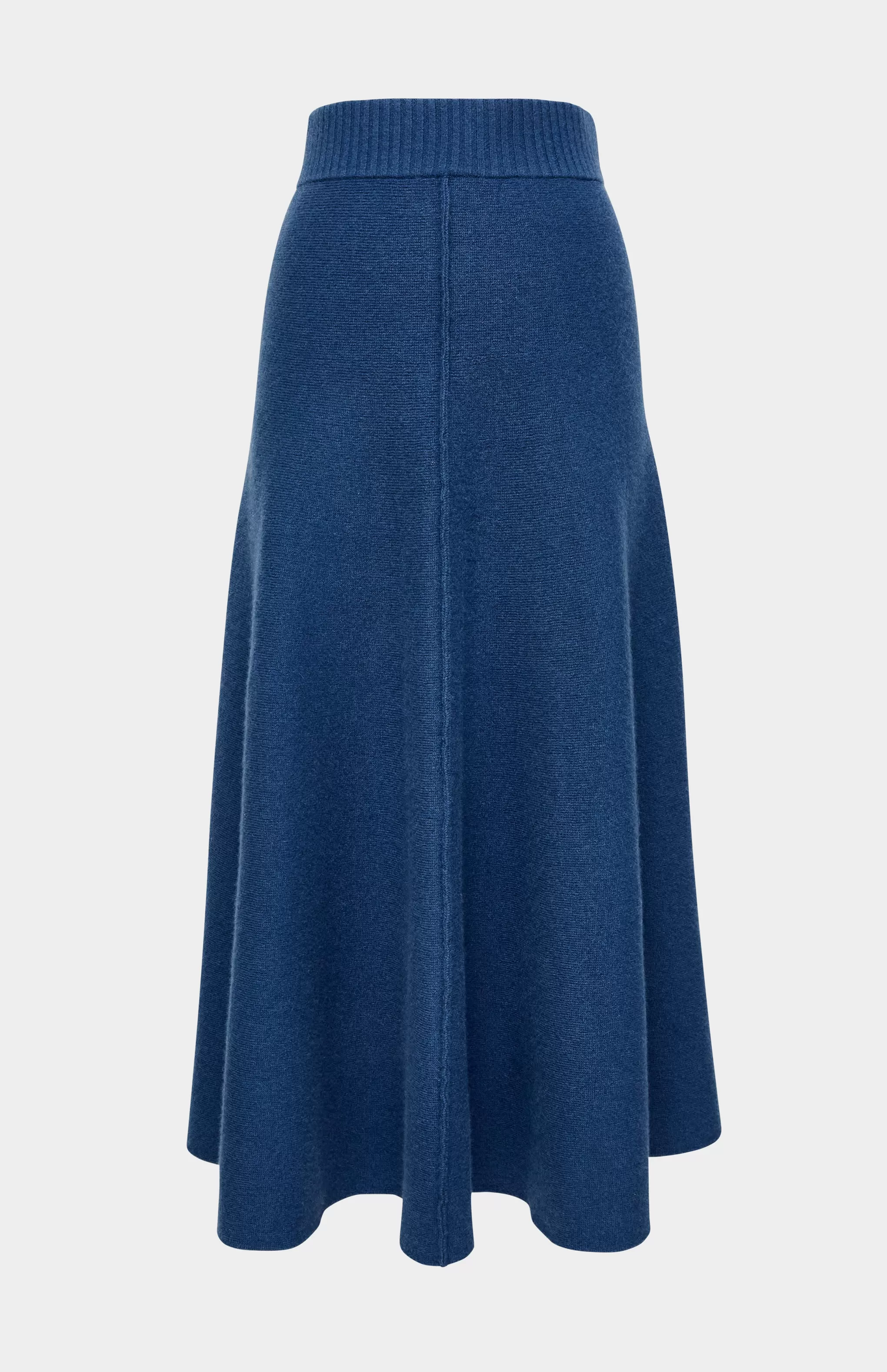 Fashion Women's Cashmere Blend Midi Skirt In Night Sky Men/Women Skirts
