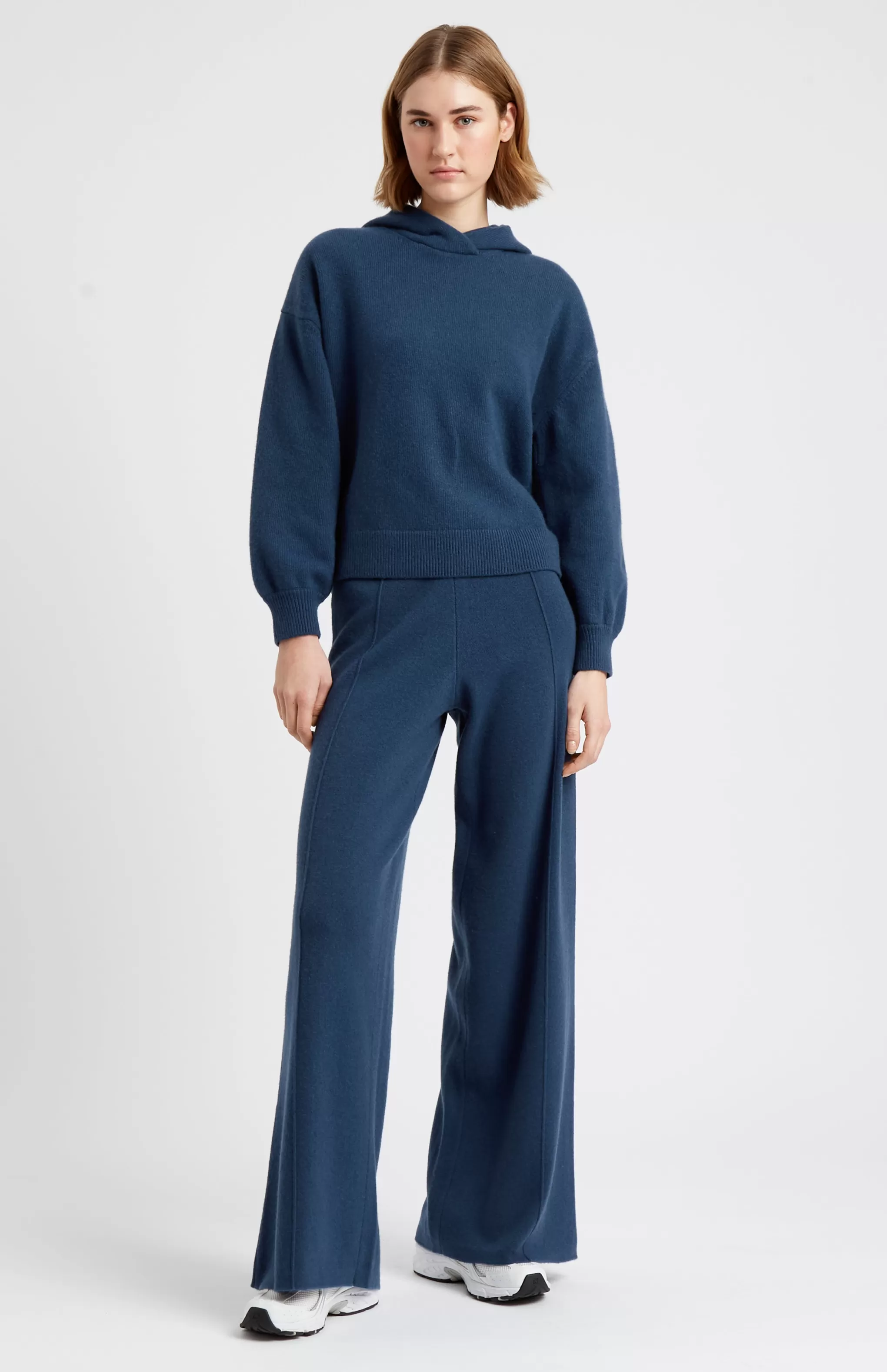 Store Women's Cashmere Blend Trousers In Night Sky Men/Women Loungewear